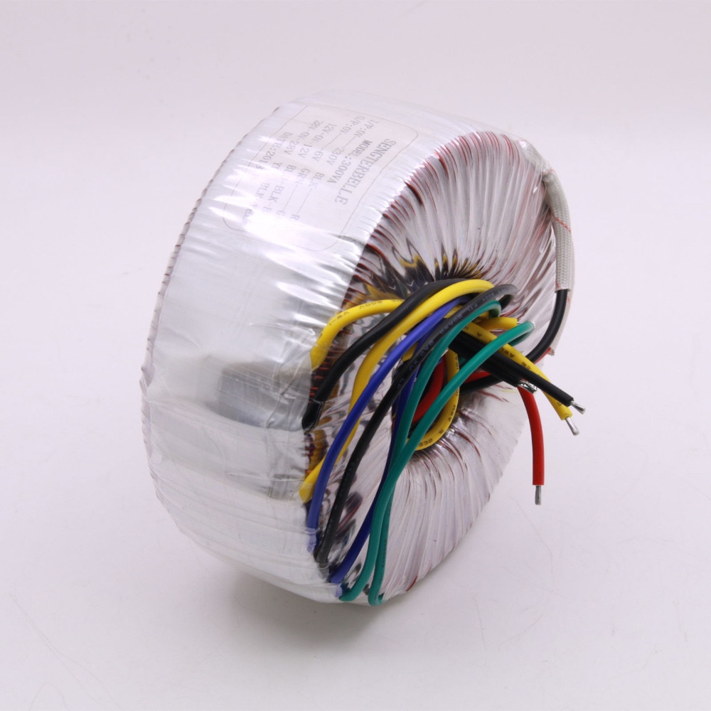300W Pure Copper Toroidal Transformer Dual 28V Dual 12V Single 6V Power Supply