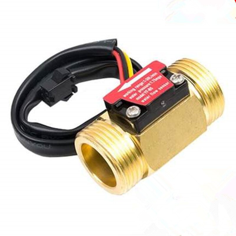 2PCS G1/2 Inch Water Flow Hall Sensor Switch Flow Meter For Industrial turbine flowmeter water flow sensor