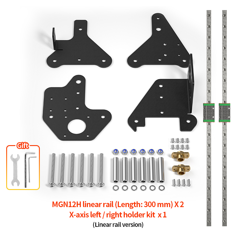 DIY 3D Drucker Dual Z Achse X Achse Linear Schiene Upgrade Kit für Creality Ender 3/Ender 3 Pro/Ender 3 V2 3D Drucker Teile