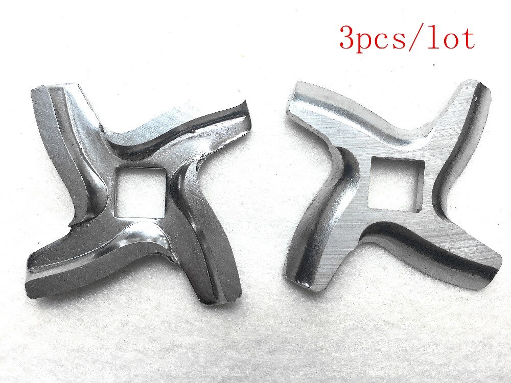3 piece stainless steel 420 Meat Grinder Blades Spare Parts fit Moulinex HV6 (9999990035 / N434)(type A133) S/S420