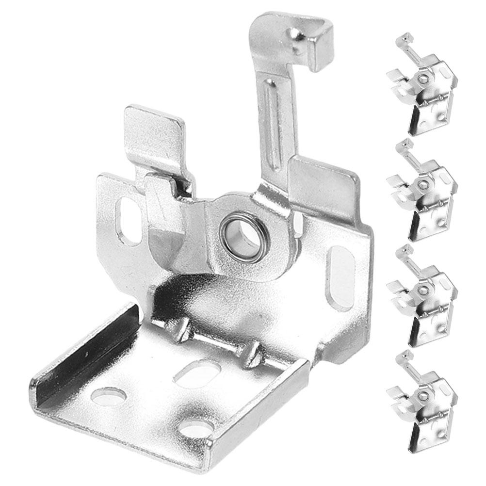 5pcs Roman Blind Brackets Hardware Kit for Cordless Horizontal Window Blinds Windproof Hook Prevent Swaying Easy Installation