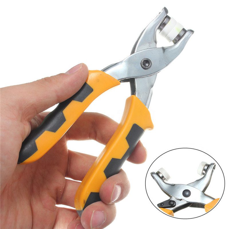 3 in 1 Leder Gürtel Locher + Öse Zange + Druckknopf Tülle Setter Werkzeug Bausatz