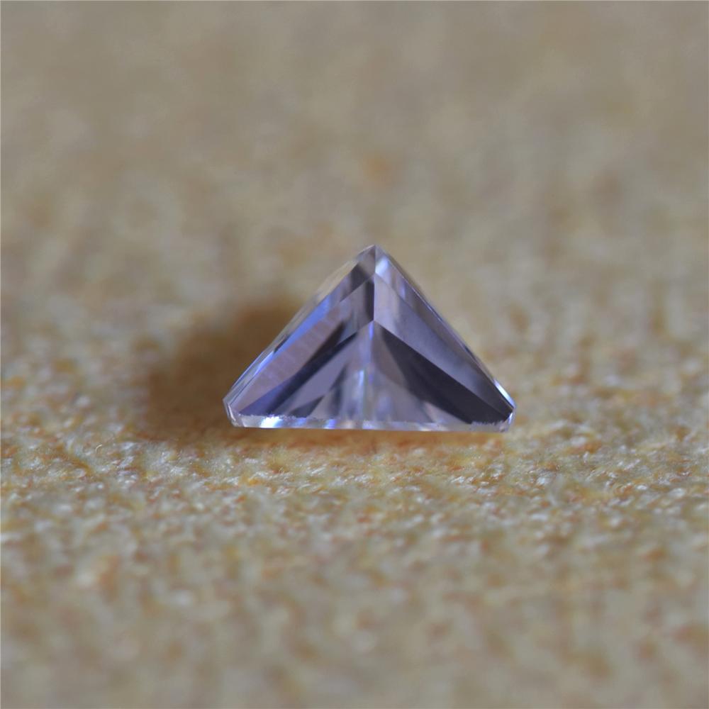 4.0x4.0mm trilliant corte moissanite pedra com ef branco cor vvs claridade