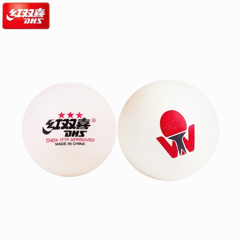 Dhs ténis de mesa ittf world visite t. t. Bola de 3 estrelas abs d40 + alta qualidade de plástico poli pingue-pongue, bolas de mesa