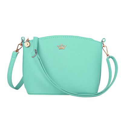 Bolsa de mão pequena imperial coroa, de ombro mensageiro: green