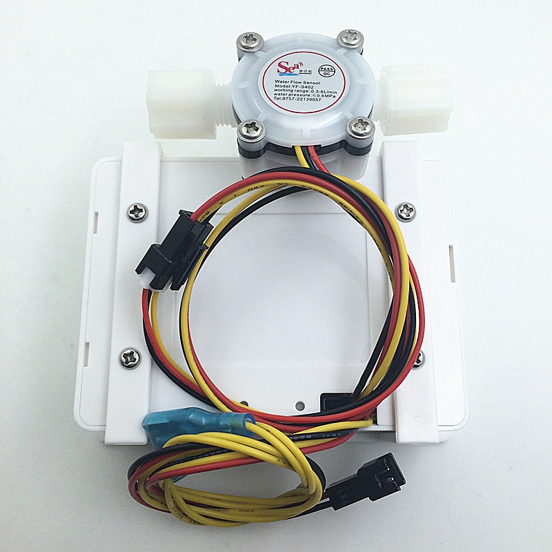 Flow meter water gauge flowmeter caudalimetro counter flow indicator sensor flow sensor with LCD flow meter 3-24V 0.3-6L/min