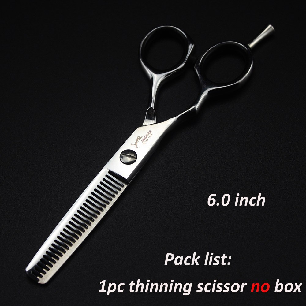5.5 Inch 6 "Linkshandige Kappers Schaar Jaguar 440C Salon Professionele Kapper Scharen Linkerhand: 60 thinning