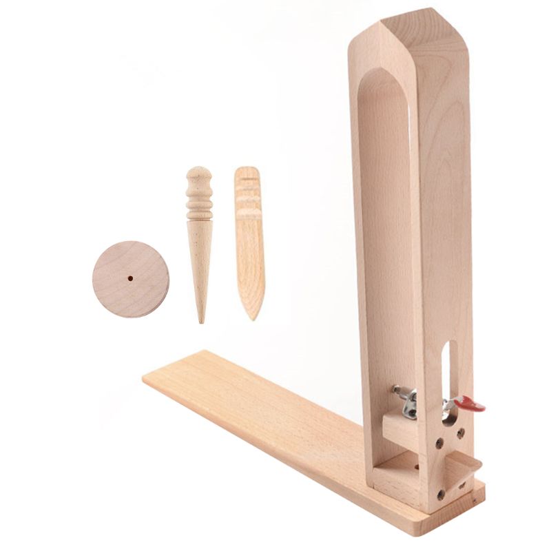 1 Set Wood Leather Craft Sewing Horse Leather craft Hand Stitching Pony Leather Craft Lacing Sewing DIY Table Desktop Tool