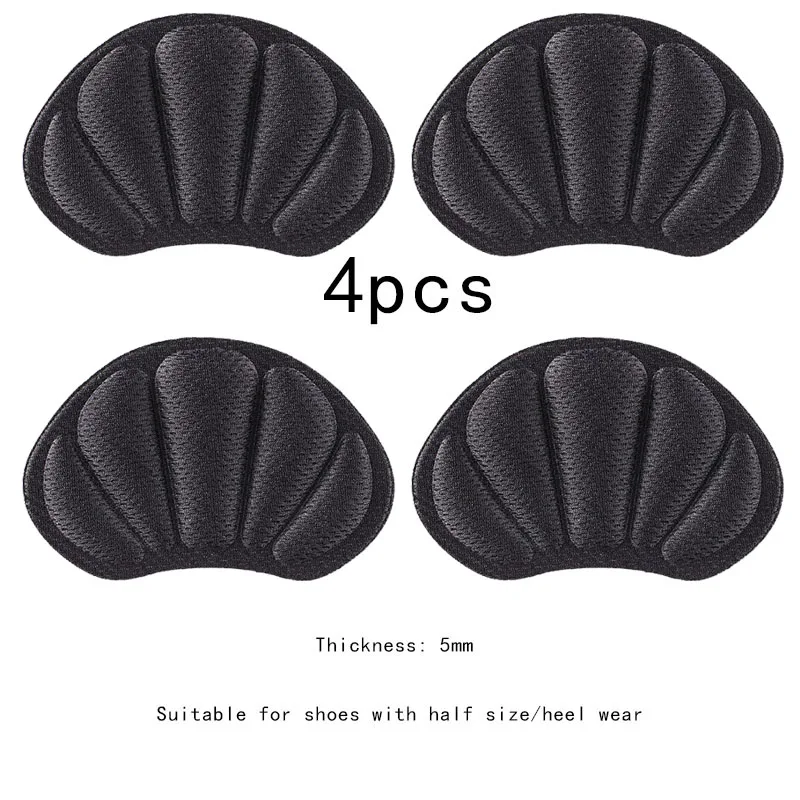 Plantillas adhesivas para zapatos de deporte, 4 Uds., alivio del dolor, almohadilla antidesgaste para pies, Protector de cojín ajustable, plantilla adhesiva trasera: Verde