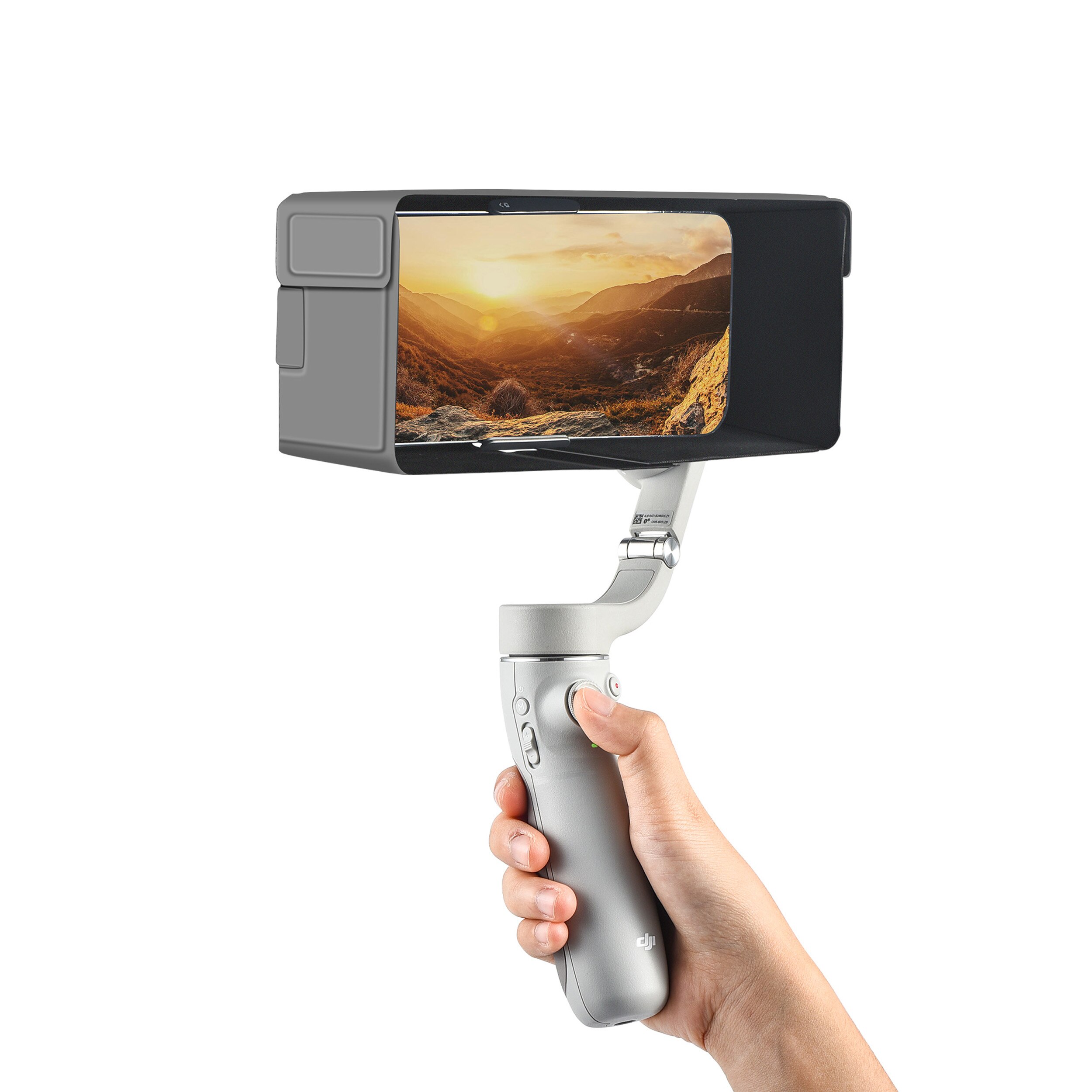 Sunhood remote control sun shade for dji  om 5/4/ se gimbal monitor controller universal phone hood for dji  om5 gimbal accessories
