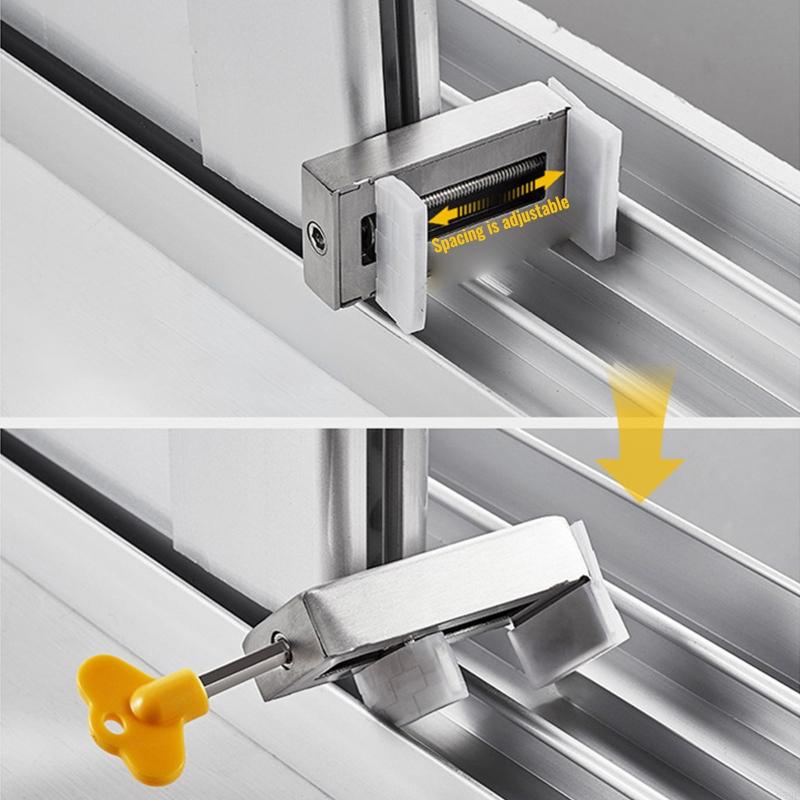 2x Adjustable Window Security Locks Window Limiter... – Grandado