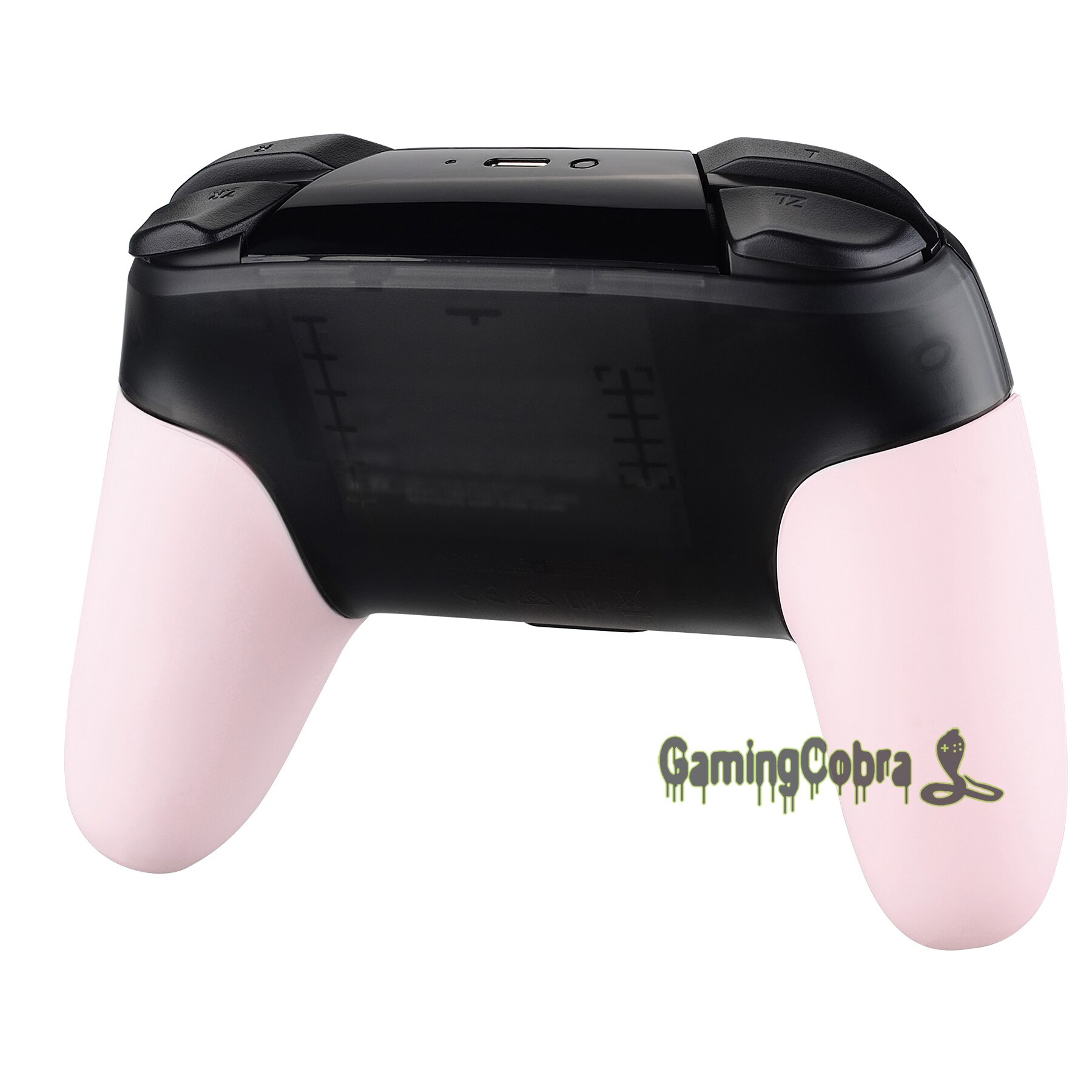 Sakura rosa toque macio personalizado lidar com apertos caso concha capa peças de reposição para ns switch pro controlador