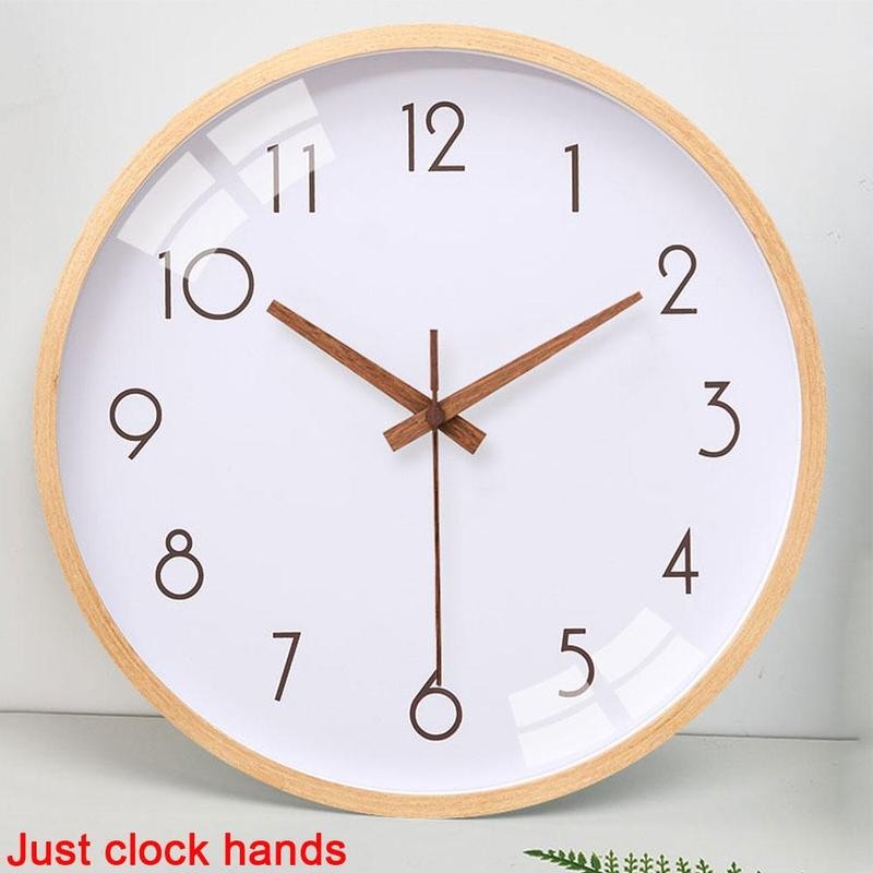 1pcs Wooden Pointers DIY Wall Clock Hands 10-12 Inch Clock Walnut Wood Needle Quartz Clock Replace Part Accessories