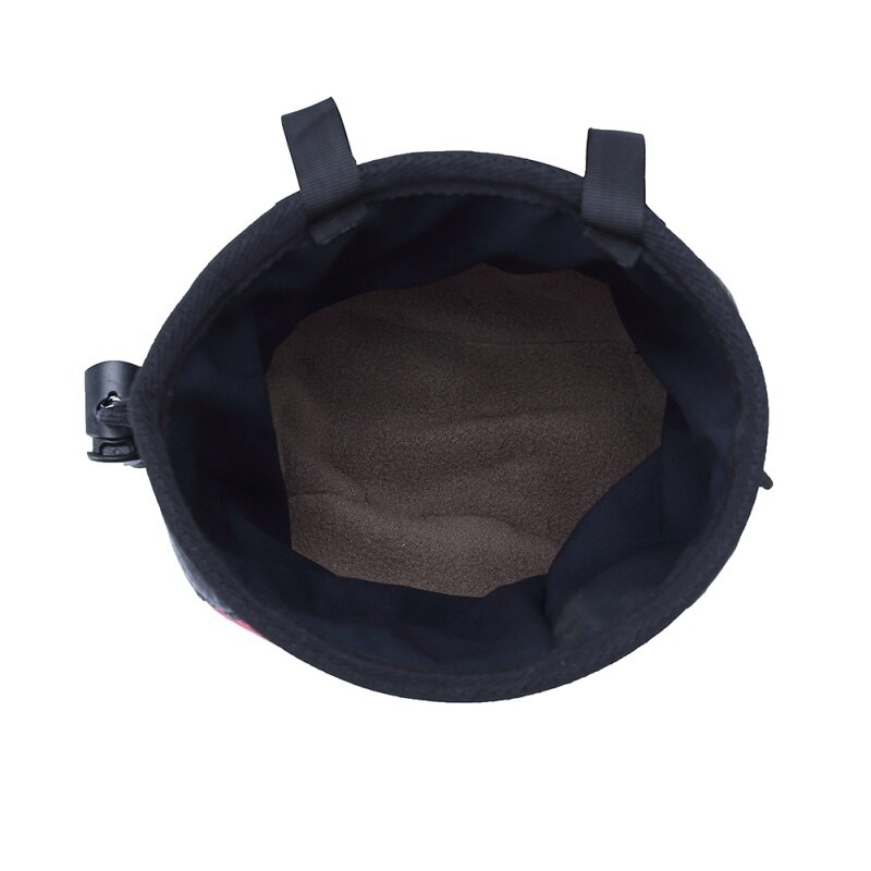 Chalk Bag Magnesium Powder Storage Pouch For Rock Climbing Gym With Drawstring Adjustable Waist Belt