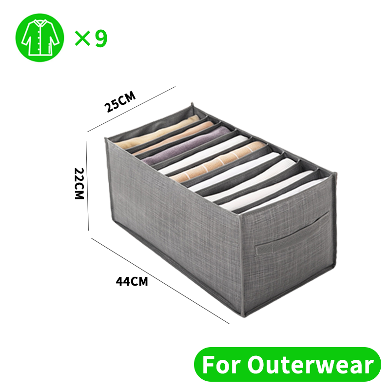 Stoff Schlafzimmer Schrank Organizer BH T-Shirt Baby Schubladen Organizer Boxen Sparen Kleidung Separator Kleiderschrank Lagerung Organisation: Braun