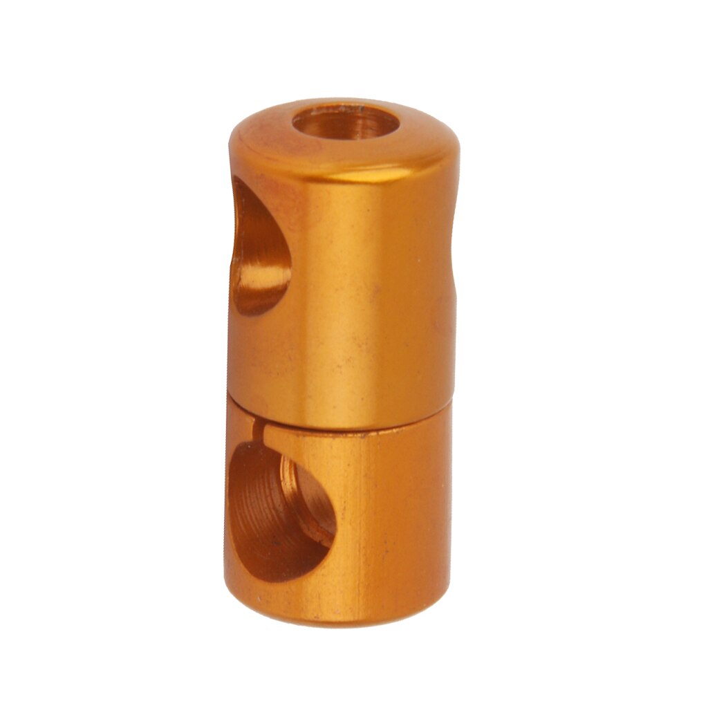 Aluminium Alloy Outdoor Camping Tent Pole Connector Buckle- Gold