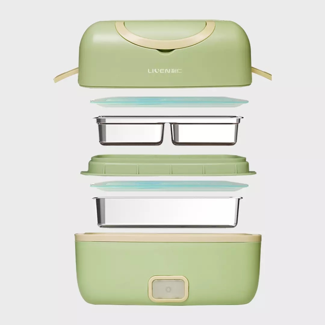 Xiaomi Liren Portable Cooking Electric Lunch Box Multifunctional Plug-in Electric Heating Cooking Large Capacity Double Layer