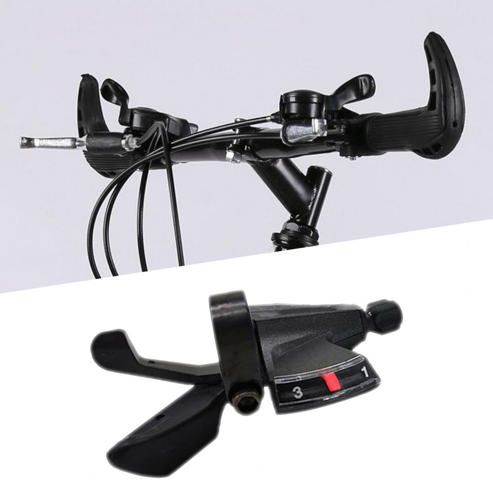 SL-M370 Bicycle Shifter 3 Speed Left Easy to Install ABS MTB Trigger Shifter Durablefor Bike