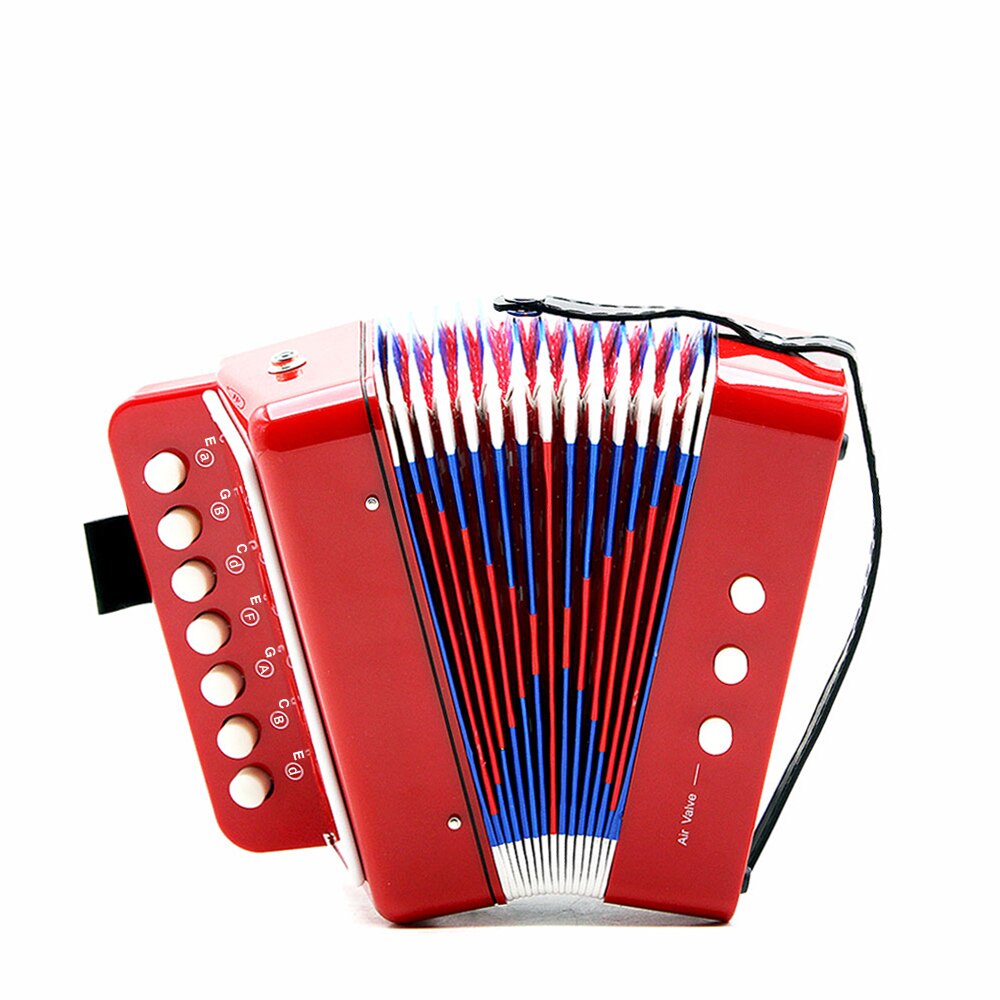 Enfants enfants 7 touches 2 basse Mini petit accordéon éducatif Instrument de musique rythme bande jouet