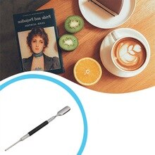3 stk / sæt rustfrit stål pull blomsternål skarp nib pull blomsternål kaffe pull blomst udskæringsnål til køkken