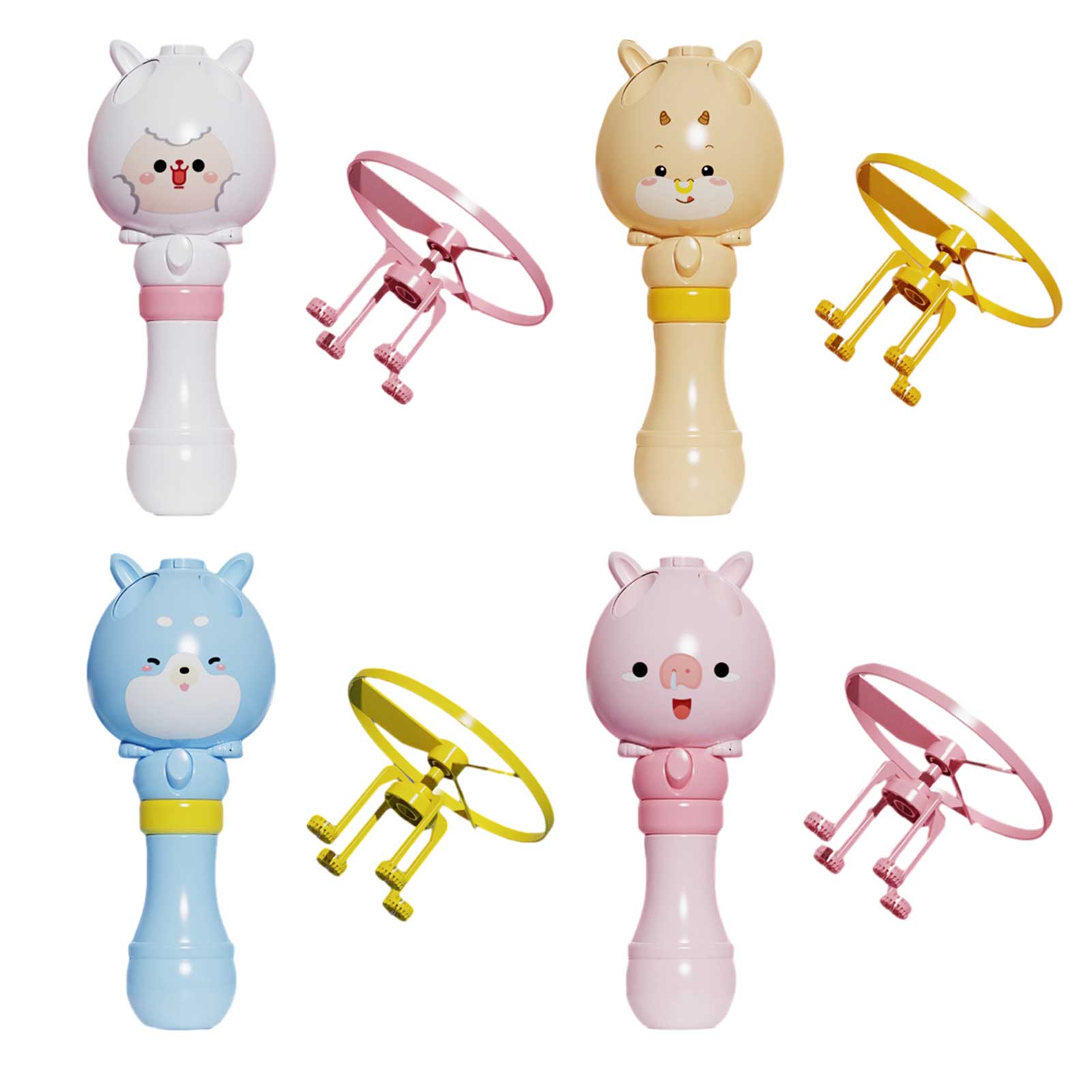 Bubble Stok Stijgende Bubble Cartoon Flying Leuke Bamboe Dragonfly Zomer Outdoor Mooie Aerocraft Bubble Machine Kinderen Speelgoed