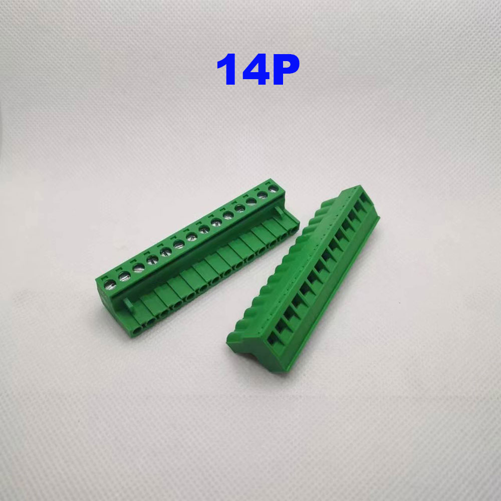 1 Uds KF2EDGK 5,08 2EDG PCB 2PIN /3P/4P/5P/6P/7P/8P/9P/10P/12P/13P/14P conector bloque de terminales enchufable carcasa contacto Phoenix