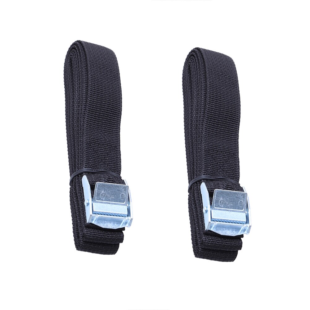 6Pcs Lashing Straps With Buckle Nylon Quick Release Lashing Straps For Cargo Tie Down Car Roof Rack Luggage Kayak Carrier Moving: 2pcs Black