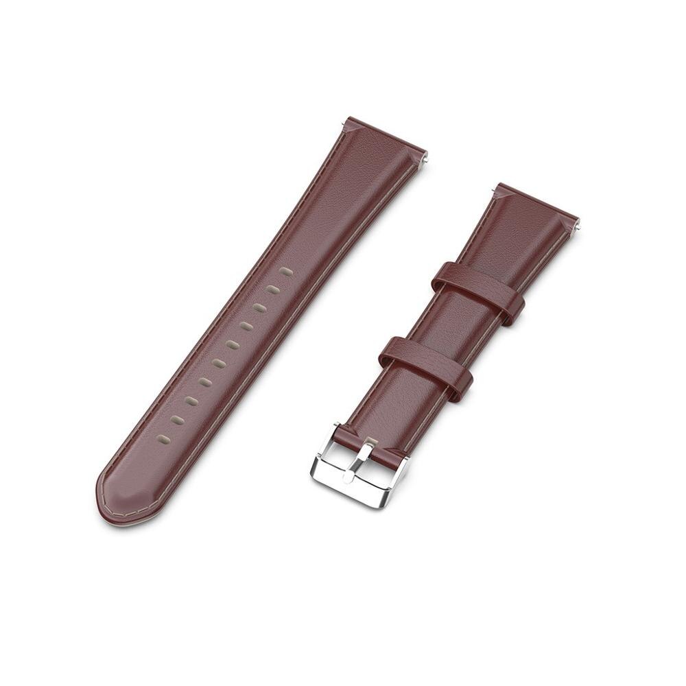 Leather Replacement Watch Band Buckle Wrist Band Strap for Nokia Steel HR 36MM / 40MM luxury brown: Brown / 20mm