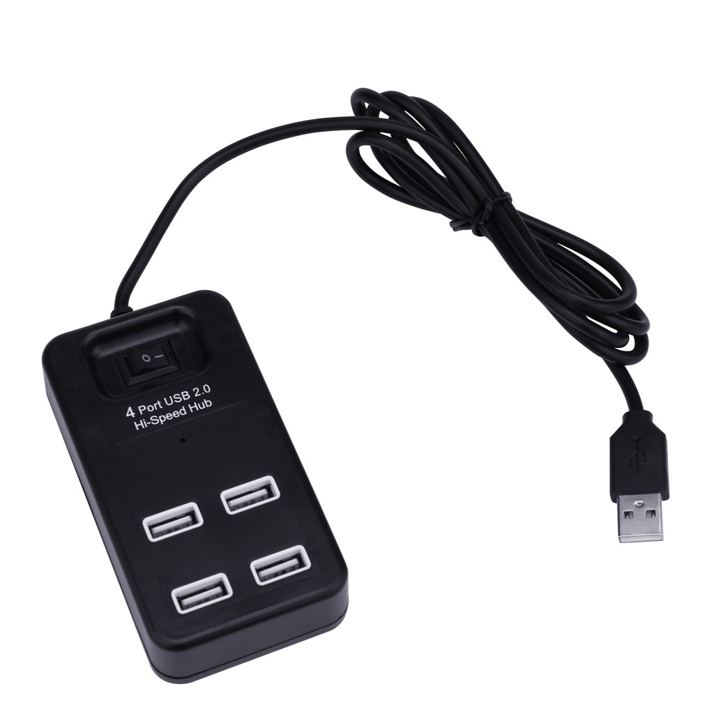 Ondersteuning 1 TB HDD 4 Poort USB2.0 Hi-speed Hub 480 Mbps Met AAN/UIT Schakelaar Voor Tablet p40