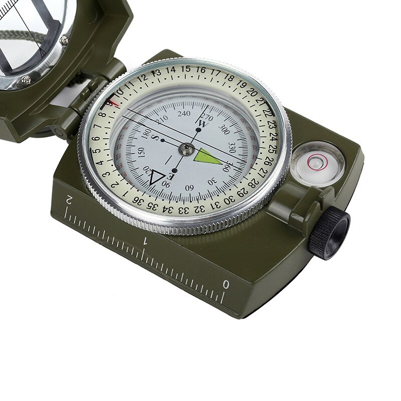 Pocket Metal Sighting Compass Clinometer Hiking Camping Outdoor YS-BUY