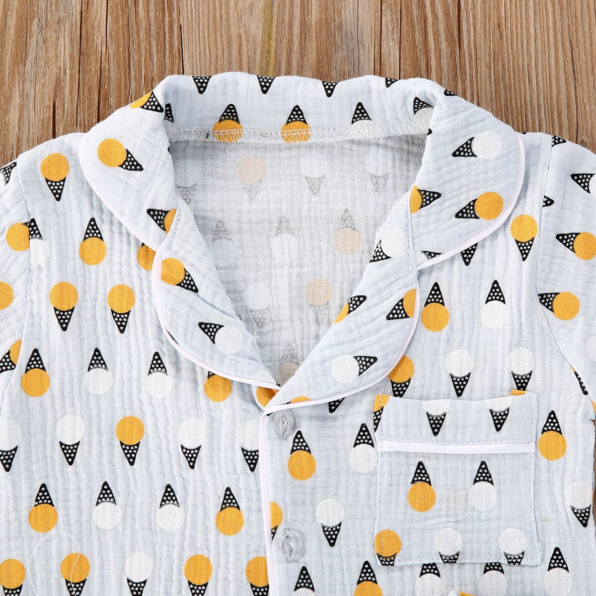 1-6t zomer peutermeisjesjongens katoenen linnen comfortabele korte mouwen tops shorts sets pyjama outfit nachtkleding