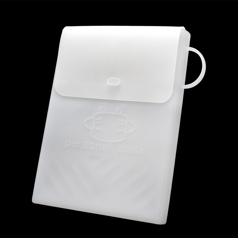 5 Colors High Baby Storage Mask Storage Bag Compact Portable Dustproof Cartoon Series Can Reused: 02