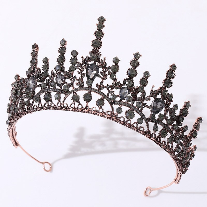 FORSEVEN Neue Vintage Barock Stirnbänder Kristall Tiaras Kronen Braut Noiva Kopfschmuck Braut Hochzeit Haar Schmuck für Frauen: Style 22