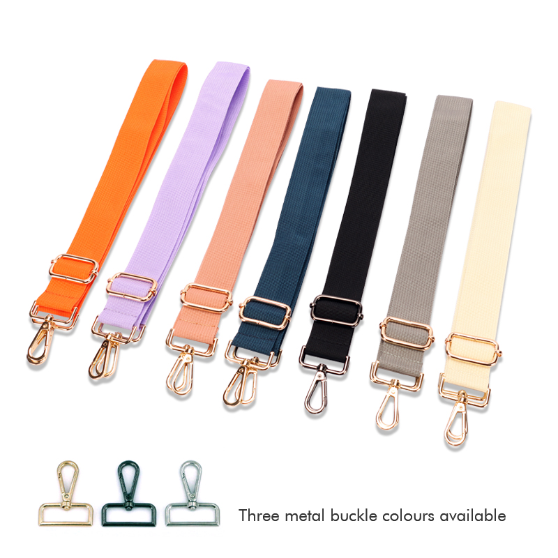Cinghie per borse in nylon regolabili per borse a tracolla a tracolla da donna Accessori colorati per borse Accessori Cinture