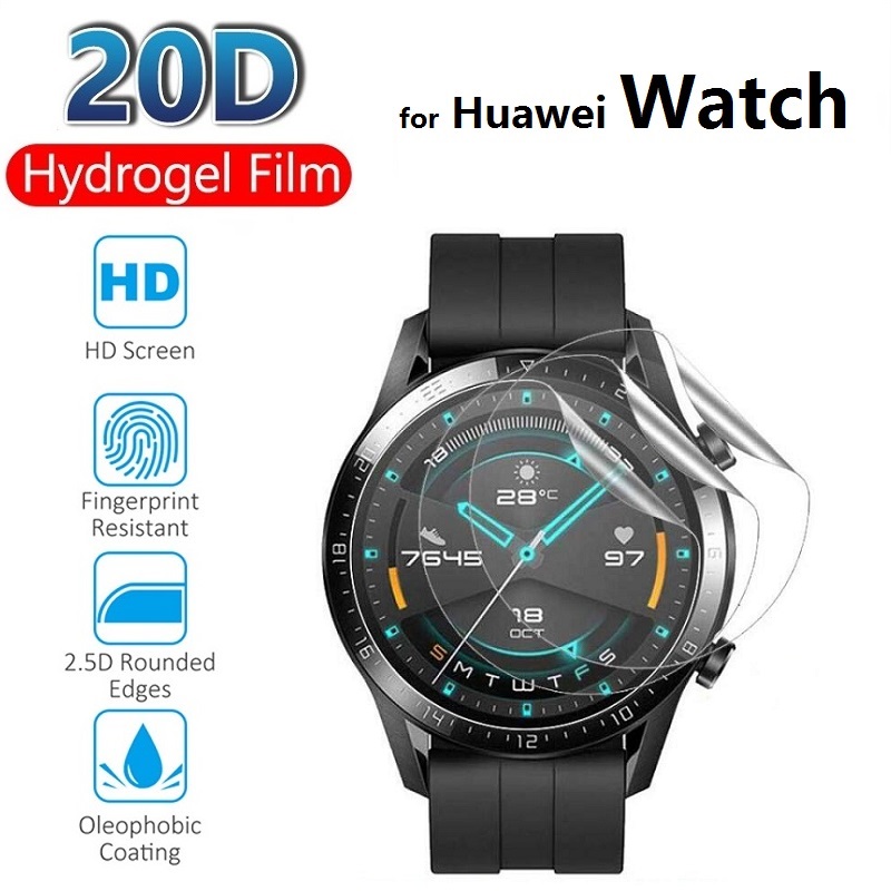 2 3 5 6 sztuk hydrożel folia ochronna dla Huawei zegarek GT 2e 2 Pro 46MM 42MM folia ochronna dla Wuawei Huawai GT2E GT2 nie Glas