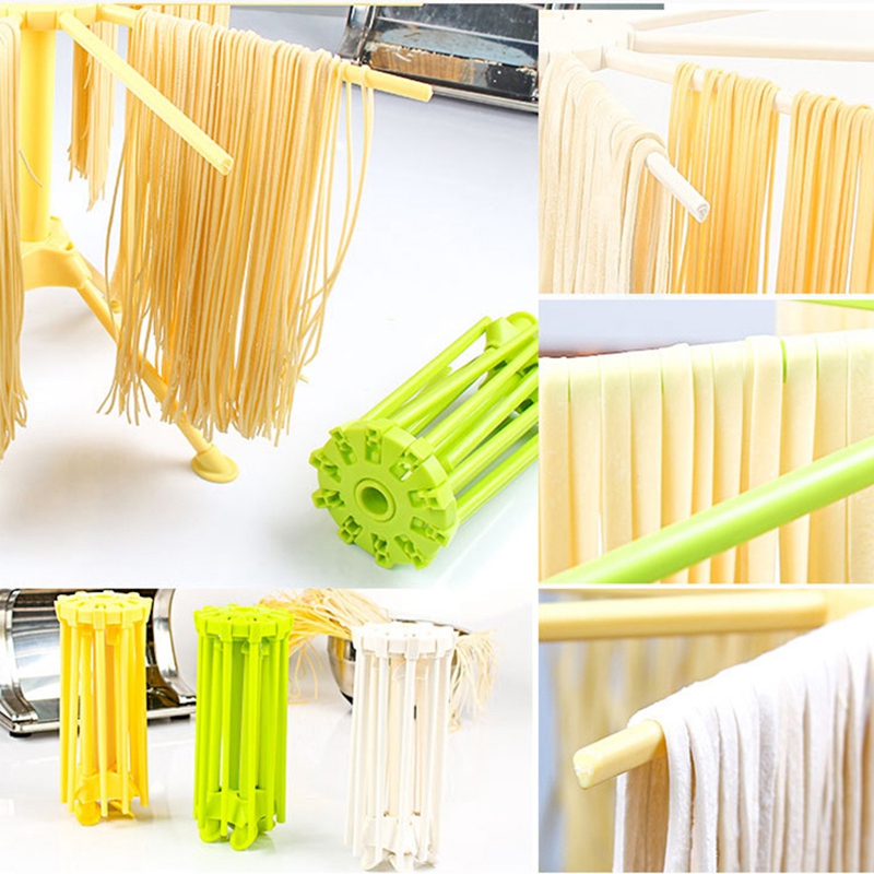 Plast spaghetti pasta torkställ rack hopfällbara nudel hängande stativ hushåll pasta verktyg köksredskap