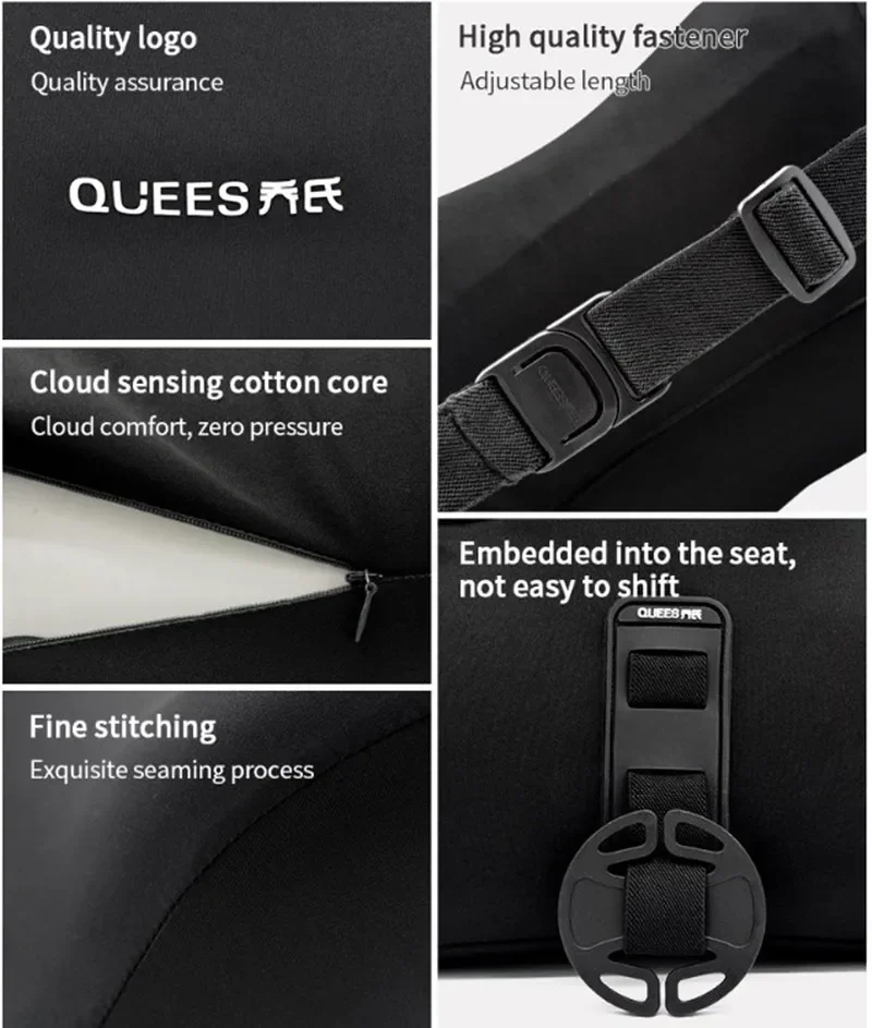 cojín para el cuello del coche, soporte Lumbar Universal para respaldo del coche, cojín para vehículo, cojín largo para coche, accesorios para coche