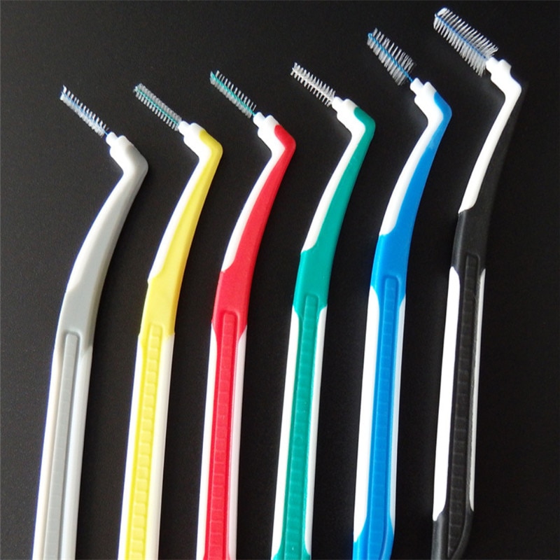 30 stks/doos Interdentale Borstel Dental Floss Zacht Plastic Tand Floss Cleaning Mondhygiëne Orale CareToothpick Orthodontische Tanden