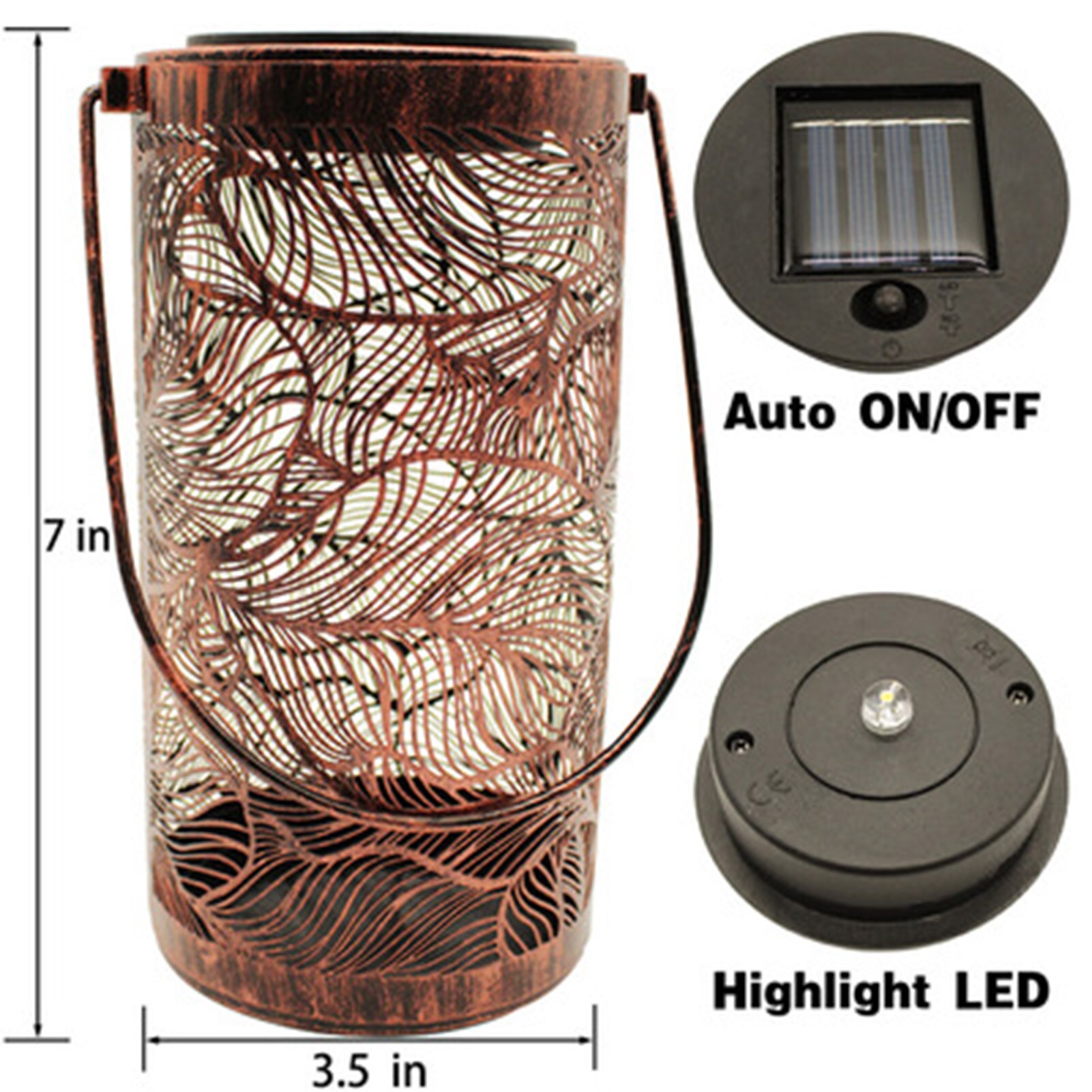 LED Night Light Solar Lantern Decorative Hanging Garden Decor Outdoor Decoration Garden Branches And Leaves Courtyard