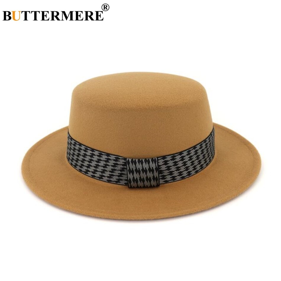Buttermere Rode Fedora Hoed Voor Vrouwen Wol Schipper Vilten Hoed En Cap Britse Stijl Vintage Vrouwelijke Wollen Jazz Hoed