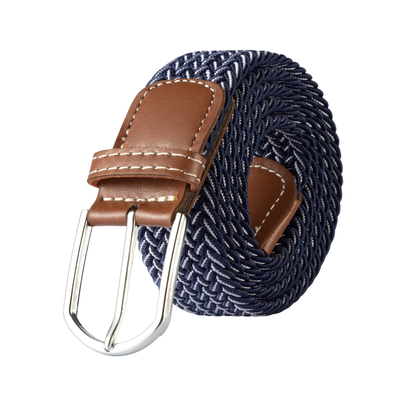 107/120/130CM femme élastique décontracté Stretch tissé ceinture unisexe toile ceintures élastiques pour femmes jean boucle ardillon hommes ceinture: Rouge / 105 CM