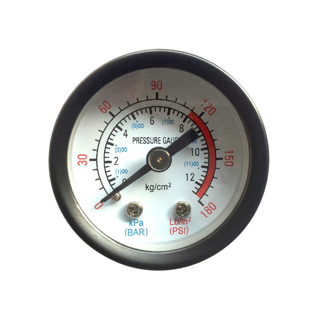 0-180PSI Luftkompressor Pneumatisches Druckmessgerät für HydraulikflüssiRSQE 