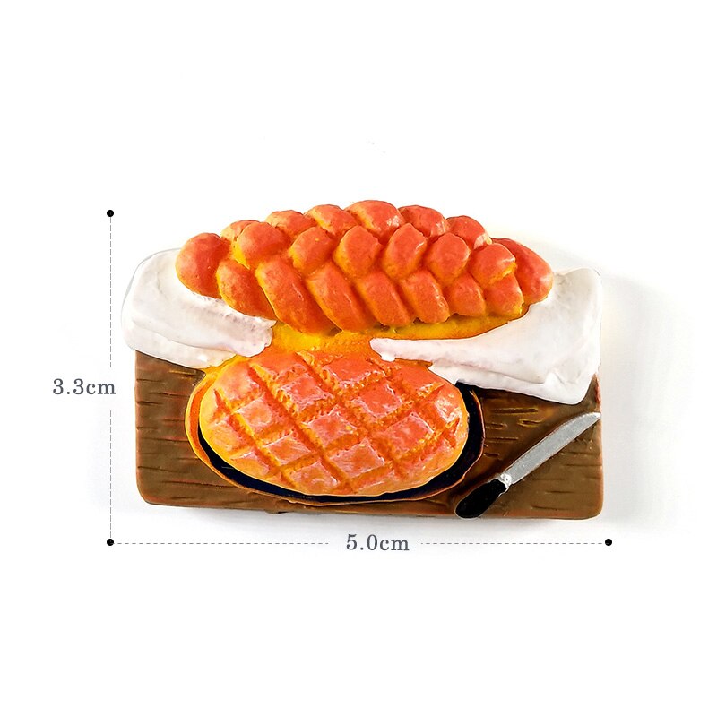 Artificial Breakfast Bread Egg Pizza Figurine Pretend play Simulation Food Kitchen Toy Dollhouse DIY Accessories Baby: long Bread