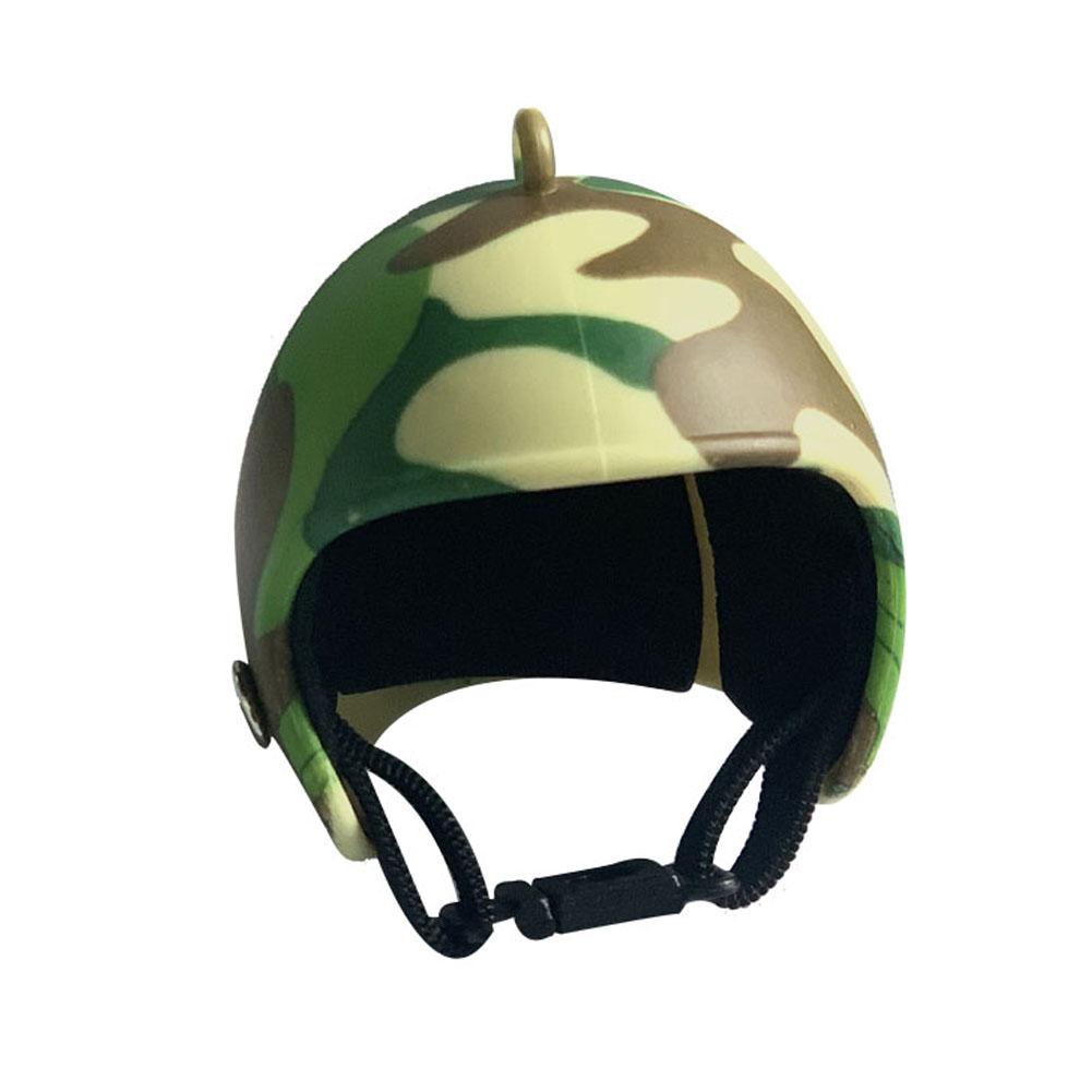 nueva innovación de pollo casco divertido pequeño patrón casco para mascotas sombrero de pájaro gorros y sombreros: A