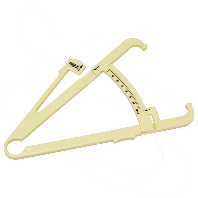 Skinfold Caliper High Precision Small Convenient Body Fat Calper Essential Easy To Use Random Color Select Fat Measurement Tool