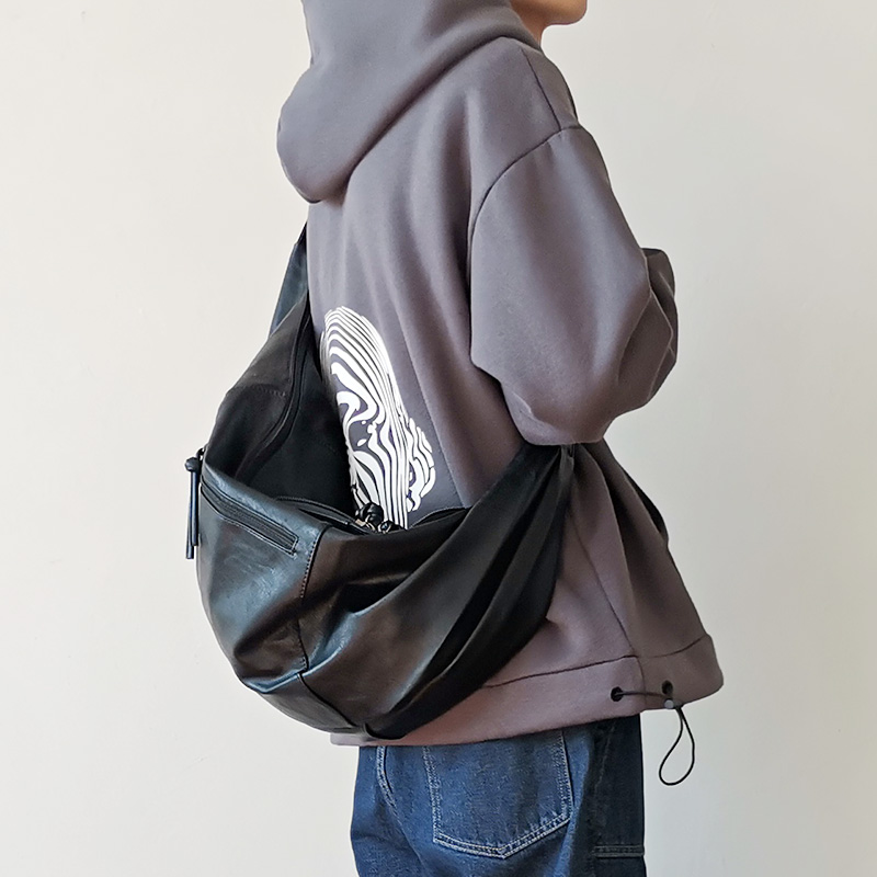 Herre skuldervesker skinn store håndvesker crossbody-vesker for menn messenger-vesker håndvesker herre svarte vesker sac a main