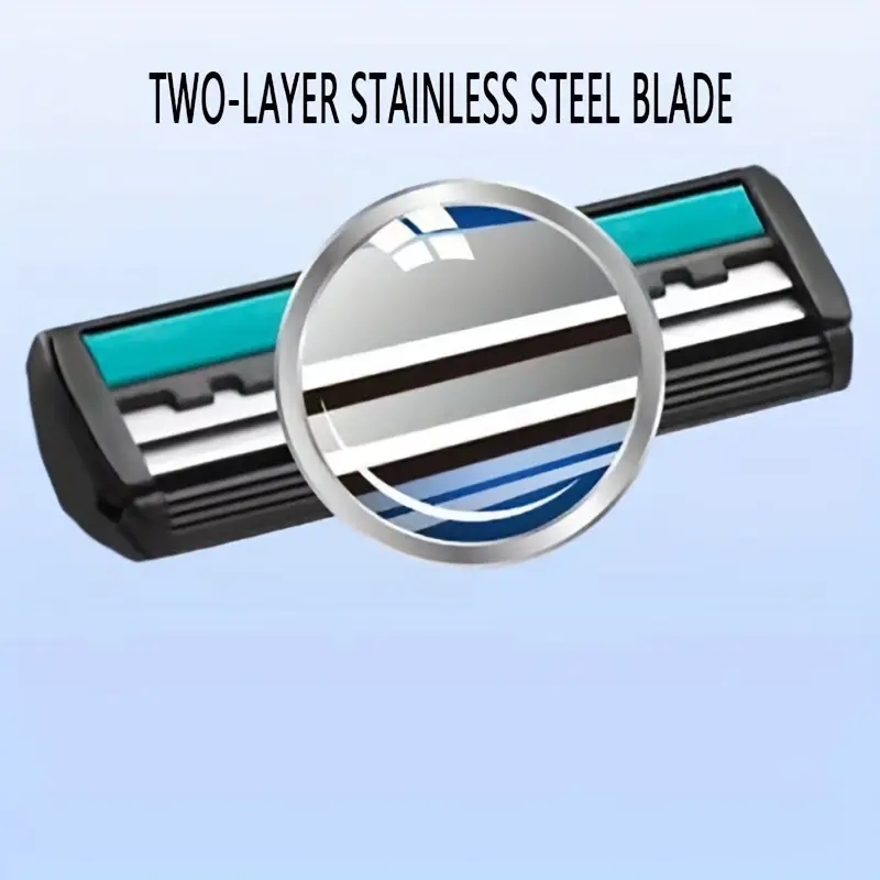 2-Layers Disposable Shaving Razor Man Women Manual Safety Shaver Multipurpose Portable Bathing Hotel Travel Daily Face Care