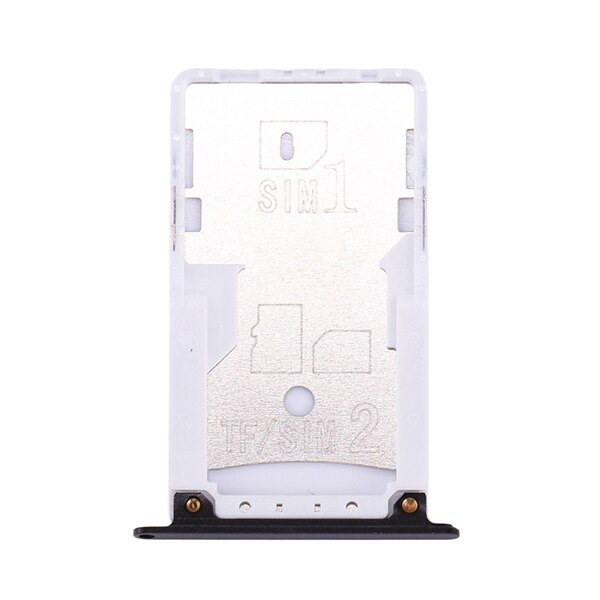 IPartsBuy Neue SIM & SIM/TF Karte Tray für Xiaomi Redmi Hinweis 4: Black