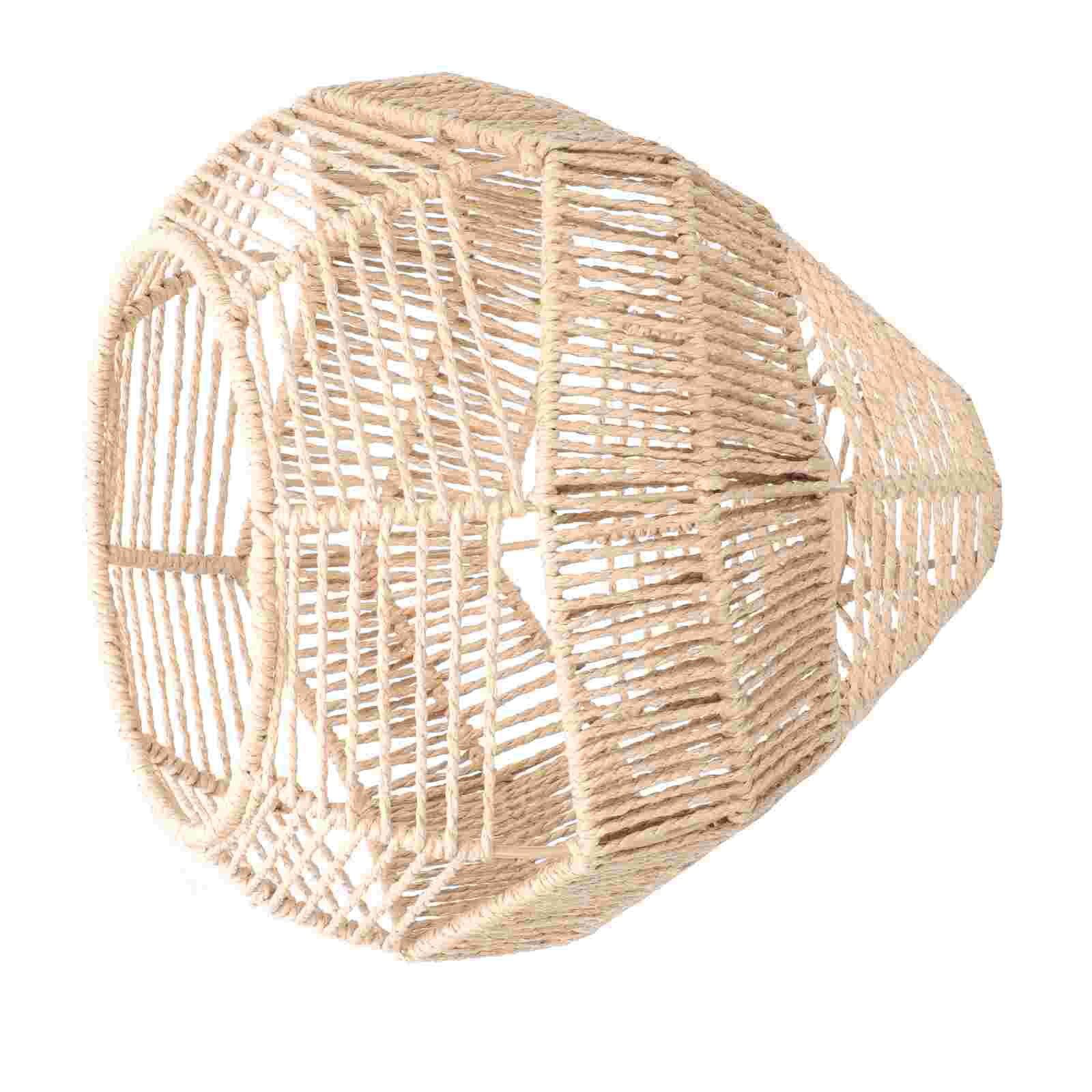 Home Lamp Cover Lampshade Paper String Woven Chandelier Lampshade