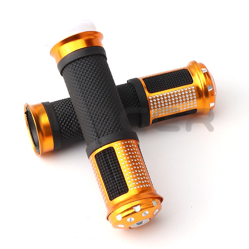 1 paio moto Scooter universale 22mm manopola acceleratore manubrio modificato manubrio acceleratore manopola: Oro